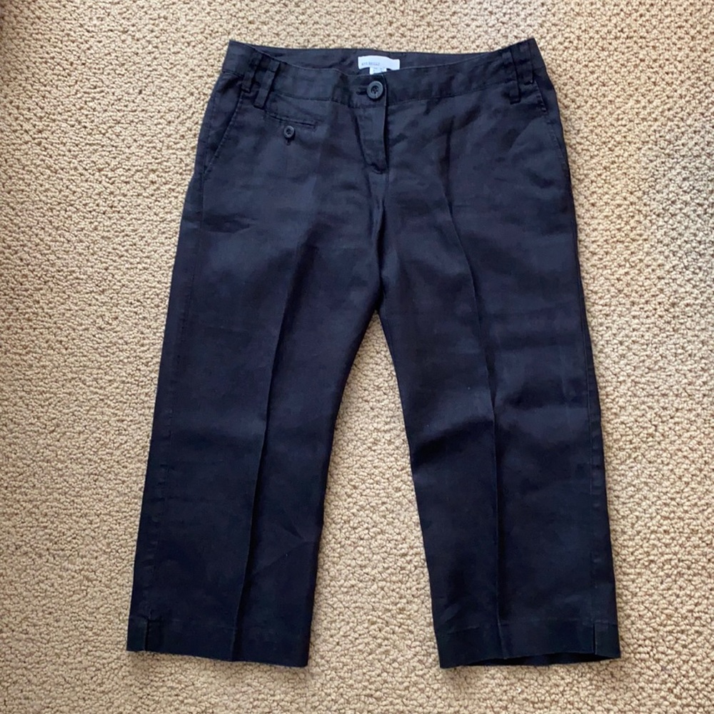 MNG black crop pants